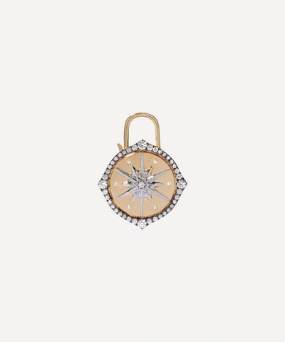 Shop Annoushka 18ct Gold Lovelock Large Diamond Star Charm