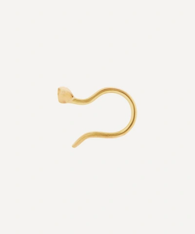 Shop Atelier Vm 18ct Gold Tappabuchi Single Diamond Earring