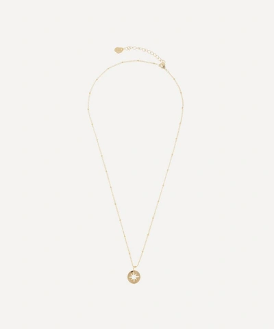 Shop Estella Bartlett Gold-plated Starburst Disc Pendant Necklace