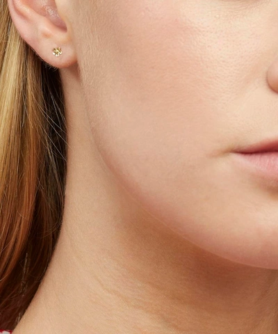 Shop Alex Monroe 18ct Gold Posy Flower Single Stud Earring
