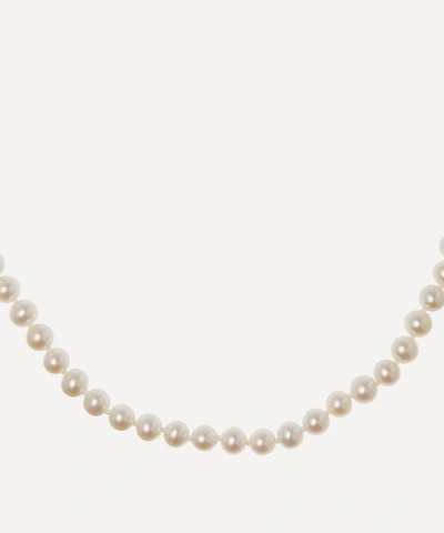 Kojis Freshwater Pearl Necklace In White Gold