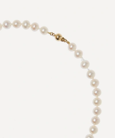Kojis Freshwater Pearl Necklace In White Gold