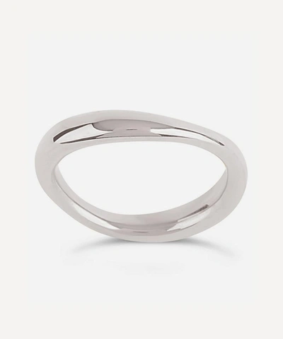 Shop Dinny Hall Silver Wave Stacking Ring