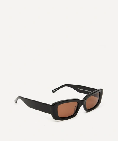 Shop Dmy By Dmy Preston Rectangular Sunglasses In Black