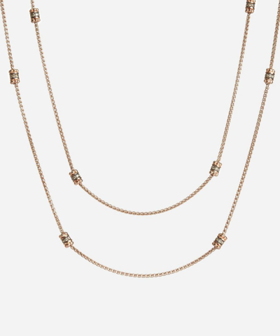 Shop Annoushka 18ct Rose Gold Alchemy Long Diamond Necklace
