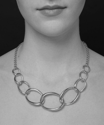 Shop Dinny Hall Silver Wave Chain Necklace