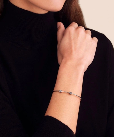 Annoushka 18ct White Gold Sapphire Charm Bangle In White Gold