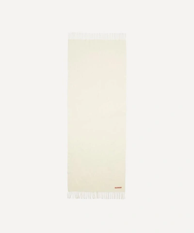 Shop Acne Studios Canada New Wool Scarf In White