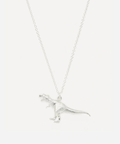 Shop Alex Monroe Silver Tyrannosaurus Rex Pendant Necklace