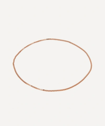 Atelier Vm L'essenziale 18ct Gold Small Chain Bracelet Gift Card In Rose Gold