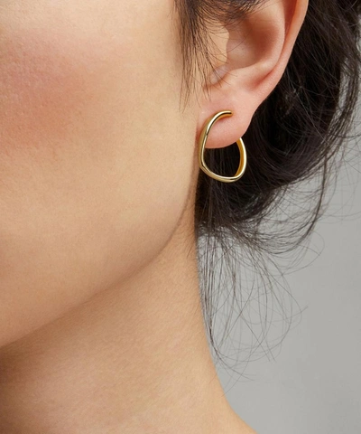 Monica Vinader Gold Plated Vermeil Silver Nura Reef Wrap Earrings In Gold