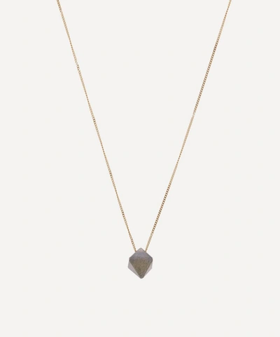 Shop Atelier Vm 18ct Gold Cristal Labradorite Pendant Necklace