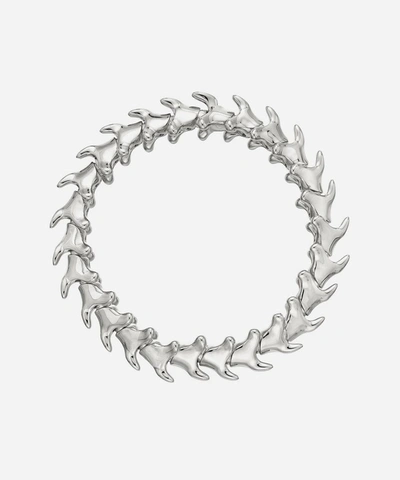 Shop Shaun Leane Silver Serpents Trace Wide Bracelet