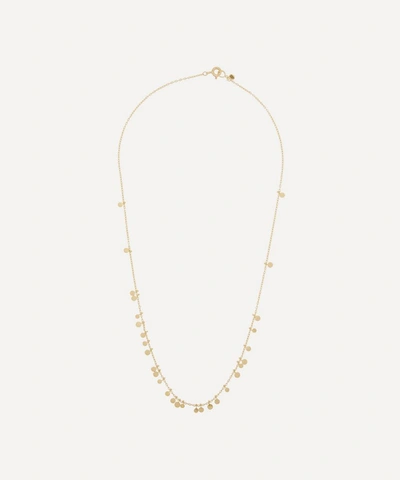 Sia Taylor 18ct Gold Random Dots Necklace In Gold