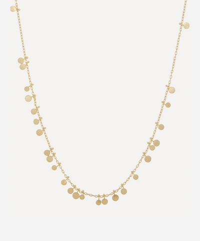 Sia Taylor 18ct Gold Random Dots Necklace In Gold