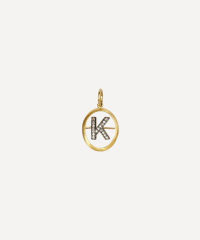 Shop Annoushka 18ct Gold K Diamond Initial Pendant