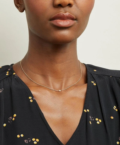 Shop Stephanie Schneider Rose Gold-plated Akoya Pearl Necklace