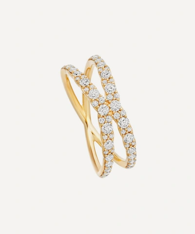 Shop Astley Clarke 14ct Gold Fusion Interstellar Diamond Ring