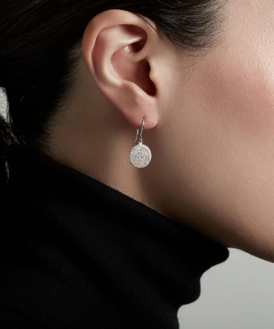 Shop Astley Clarke 14ct White Gold Icon Diamond Earrings