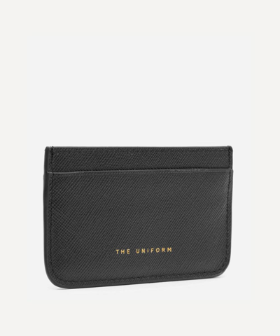 Shop The Uniform Leather Cardholder In Black