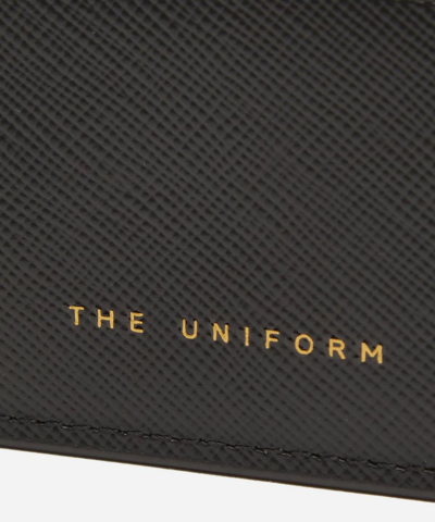 Shop The Uniform Leather Cardholder In Black