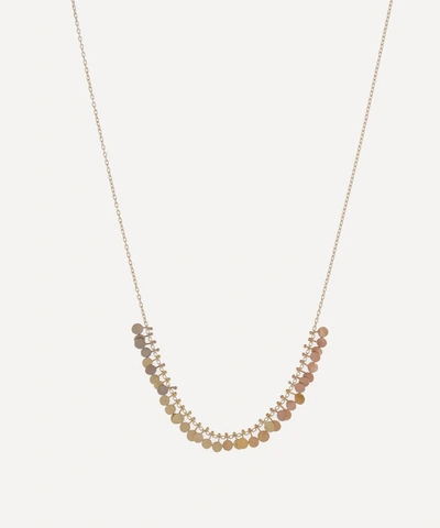 Shop Sia Taylor Gold Rainbow Tiny Dots Arc Necklace