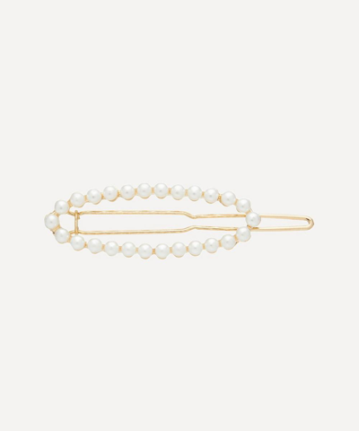 Shop The Uniform Faux Pearl Barrette Hair Clip