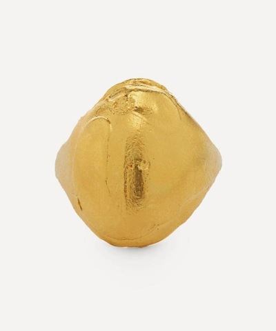 Shop Alighieri Gold-plated No Ocean Ring