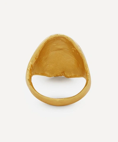 Shop Alighieri Gold-plated No Ocean Ring