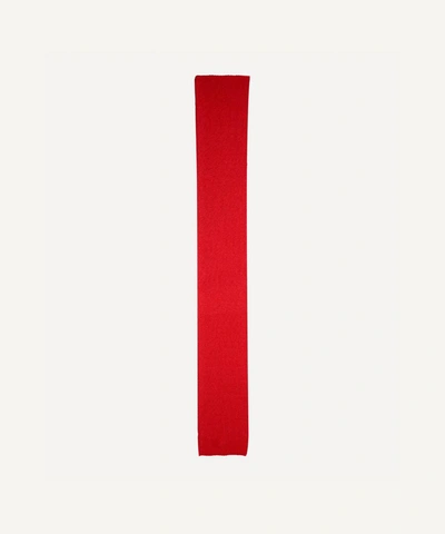 Shop Paloma Wool Caos Long Ribbed Scarf In Red
