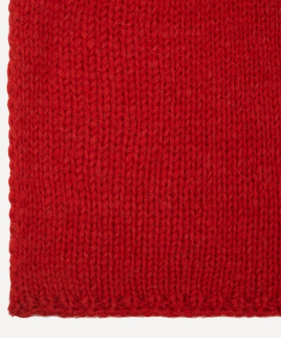 Shop Paloma Wool Caos Long Ribbed Scarf In Red