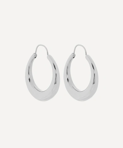 Shop All Blues Silver Fat Snake Hoop Earrings