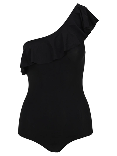 Shop Isabel Marant Sicilya Single Shoulder One In Black