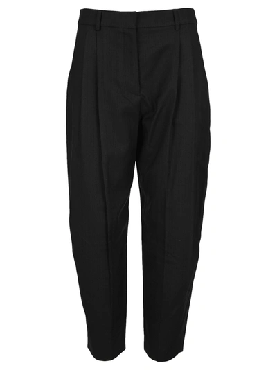 Shop Stella Mccartney Dawson Cropped Tailored Trousers In Black