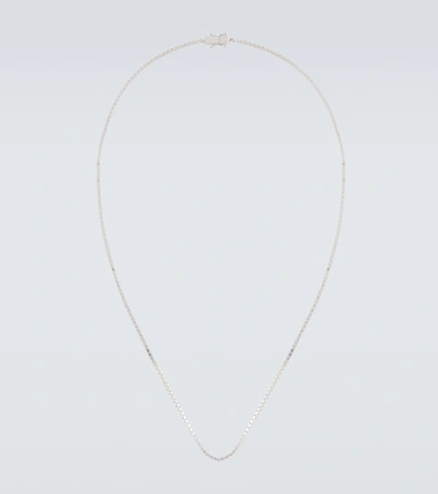 Shop Tom Wood Square Chain Silver Necklace