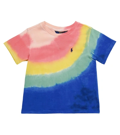 Shop Polo Ralph Lauren Tie-dye Cotton T-shirt In Multicoloured