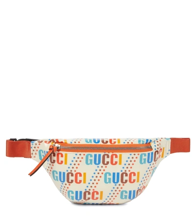 Shop Gucci Printed Belt Bag In Multicoloured