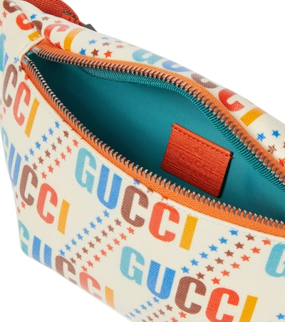 Shop Gucci Printed Belt Bag In Multicoloured