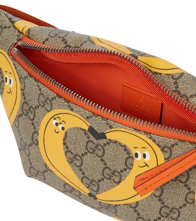 Shop Gucci X Nina Dzyvulska Gg Supreme Printed Belt Bag In Multicoloured