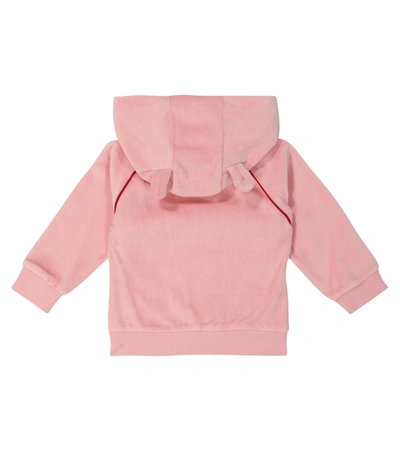Shop Molo Baby Dorothy Cotton-blend Hoodie In Pink