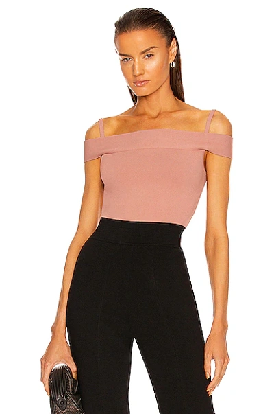 Shop Alaïa Off The Shoulder Bodysuit