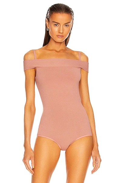 Shop Alaïa Off The Shoulder Bodysuit