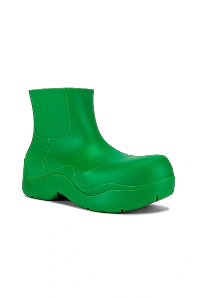 Shop Bottega Veneta Puddle Boot In Grass