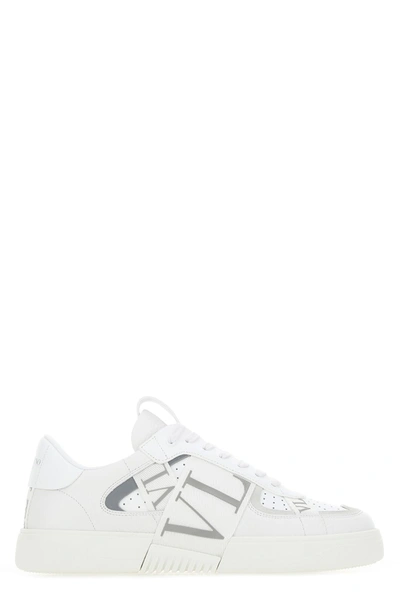 Shop Valentino Vl7n Band Sneakers In White