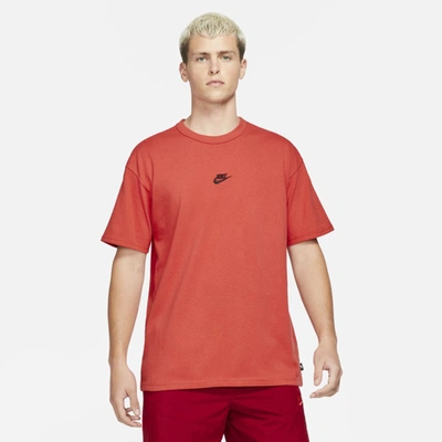 Shop Nike Sportswear Premium Essential Men's T-shirt In Lobster,black