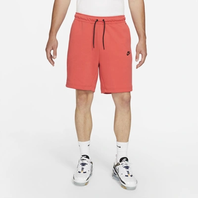Shop Nike Sportswear Tech Fleece Men's Shorts In Lobster,black
