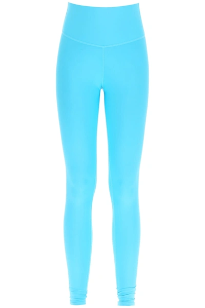 Shop Alo Yoga Airlift High-waisted Leggings In Bright Aqua (light Blue)