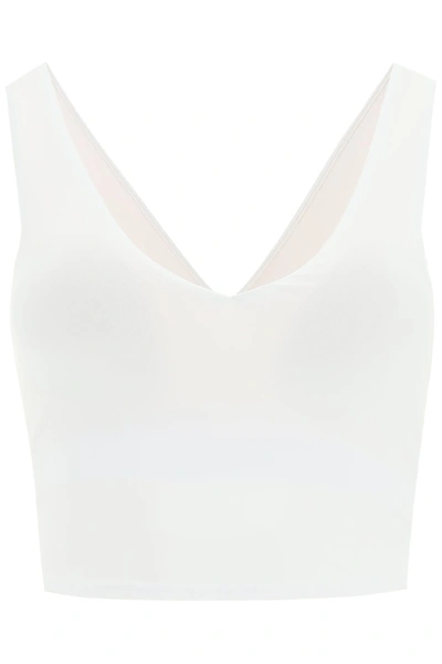 Shop Alo Yoga Real Sports Top In White (white)