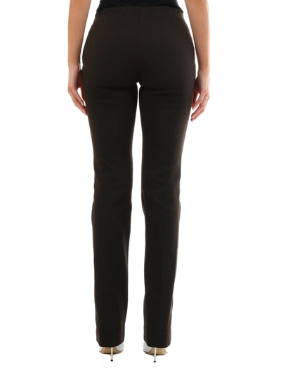 The Row Ladan Pant In Silk Mélange In Brown