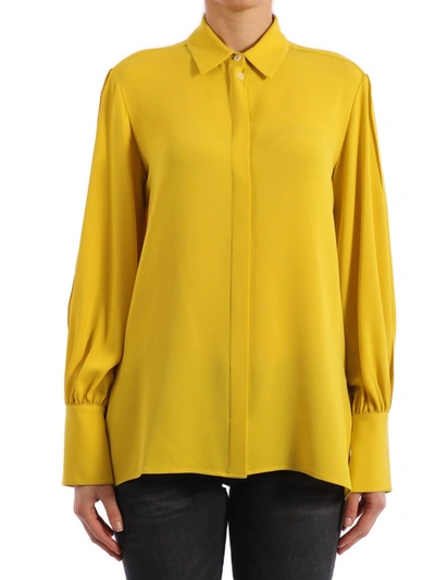 Shop The Row Yellow Silk Shirt